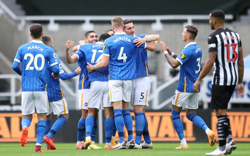 Отборът на Брайтън разби като гост Нюкасъл с 3:0 в