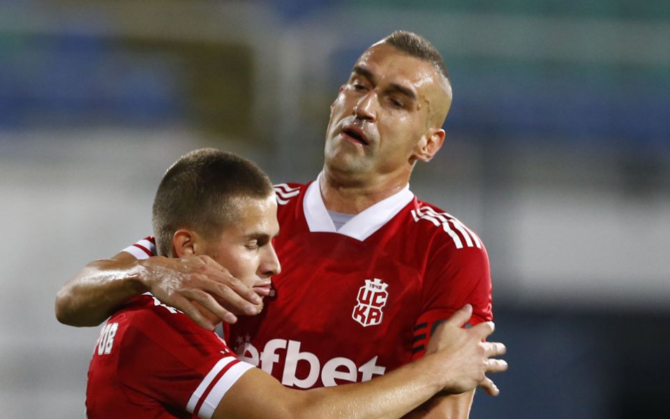 Нападателят на ЦСКА 1948 Мартин Камбуров бе избран за Играч