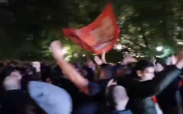 Феновете на ЦСКА отпразнуваха влизането в групите на Лига Еропа