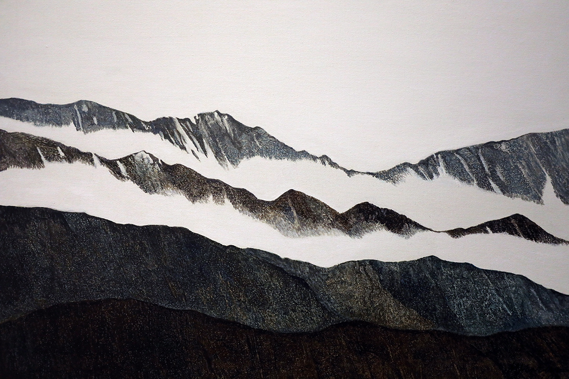 <p>&bdquo;Планина&rdquo;, акрил в/у платно</p>