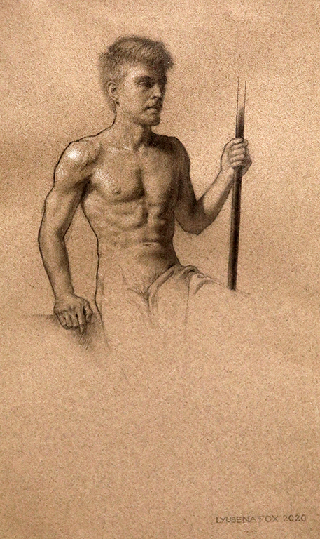 <p>Модел, маслени бои/платно Model, oil paint on canvas</p>