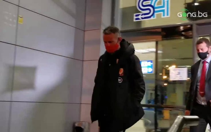 Националният отбор на Уелс пристигна в София