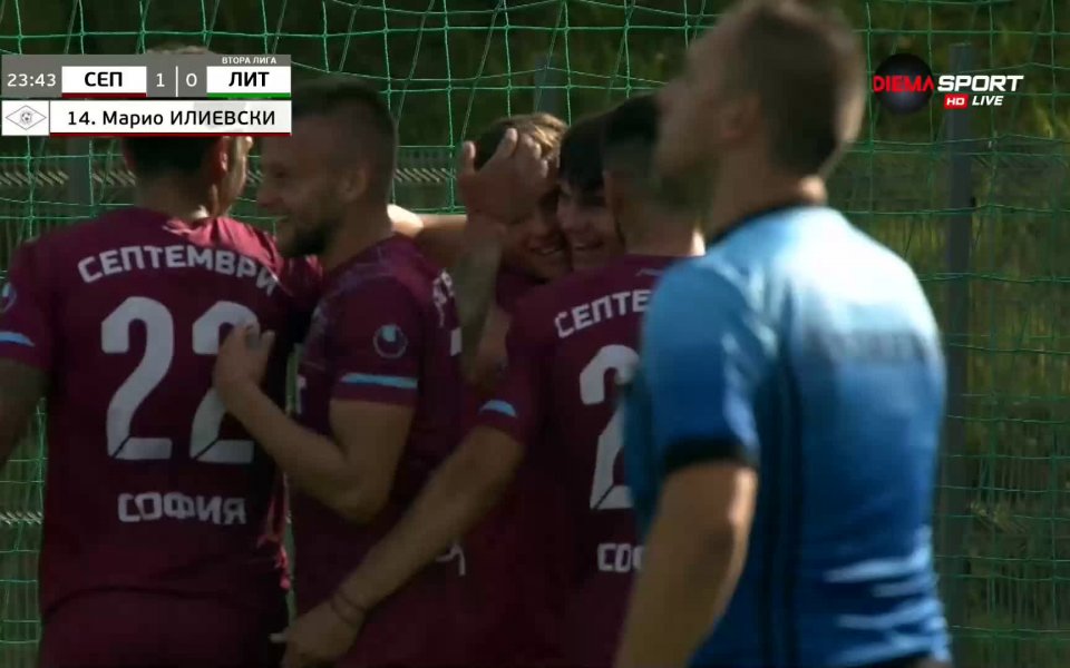 Марио Илиевски се възползва от грешка в защитата на Литекс