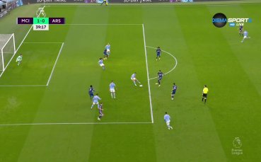 Манчестър Сити - Арсенал 1:0 /първо полувреме/