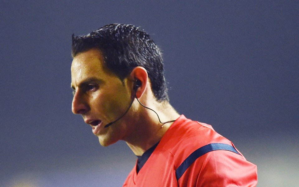 Израелският съдия Рой Райншрайбер ще ръководи първия мач на Лудогорец