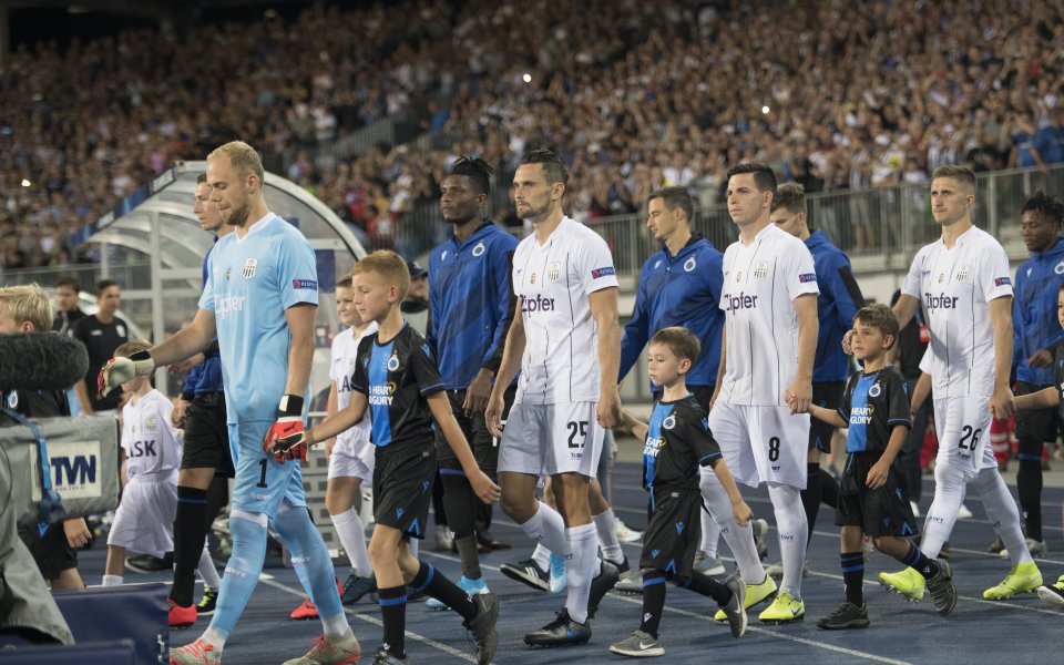 Халфът на ЛАСК Линц Петер Микхор говори на днешната пресконференция