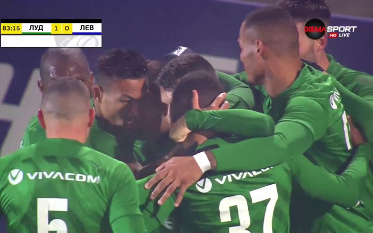 Каули наказа Левски в последните минути с елегантен удар