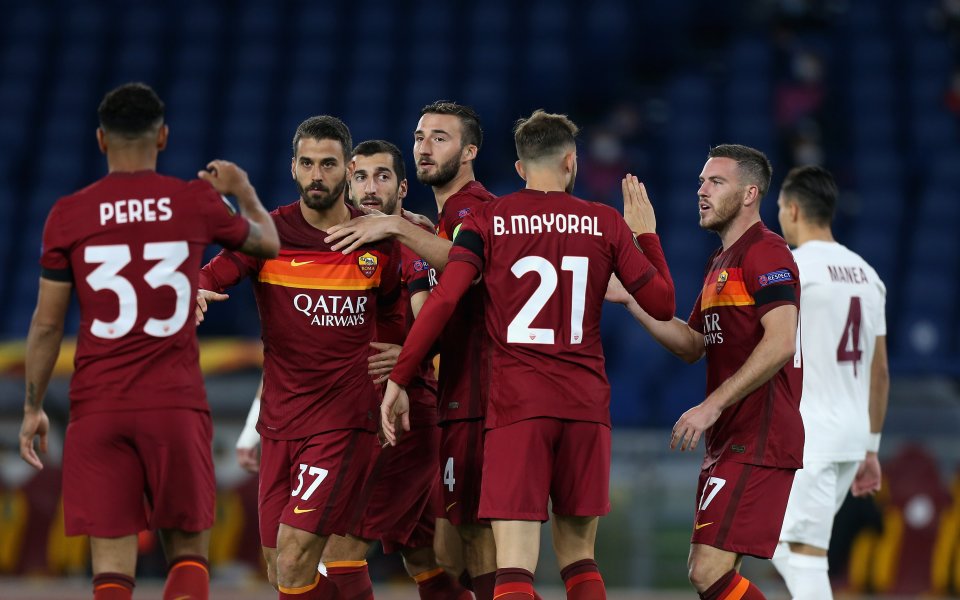 Отборите на Рома и Клуж играят при резултат 3:0 в