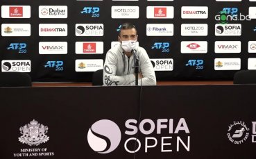 Българският тенисист Димитър Кузманов коментира жребия на Sofia Open 2020