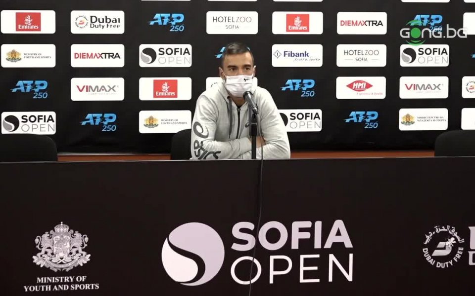 Българският тенисист Димитър Кузманов коментира жребия на Sofia Open 2020,
