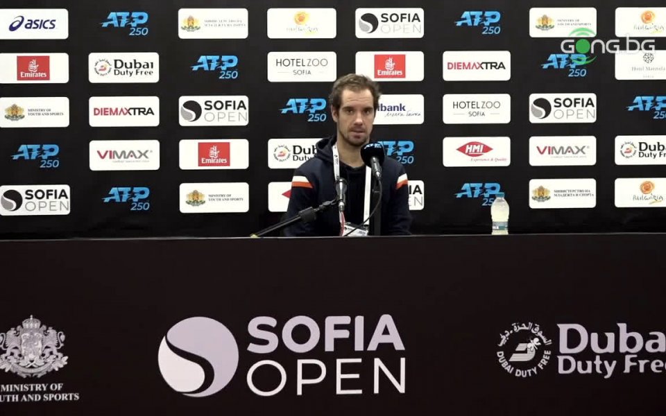 Ришар Гаске коментира успеха си в първия кръг на турнира