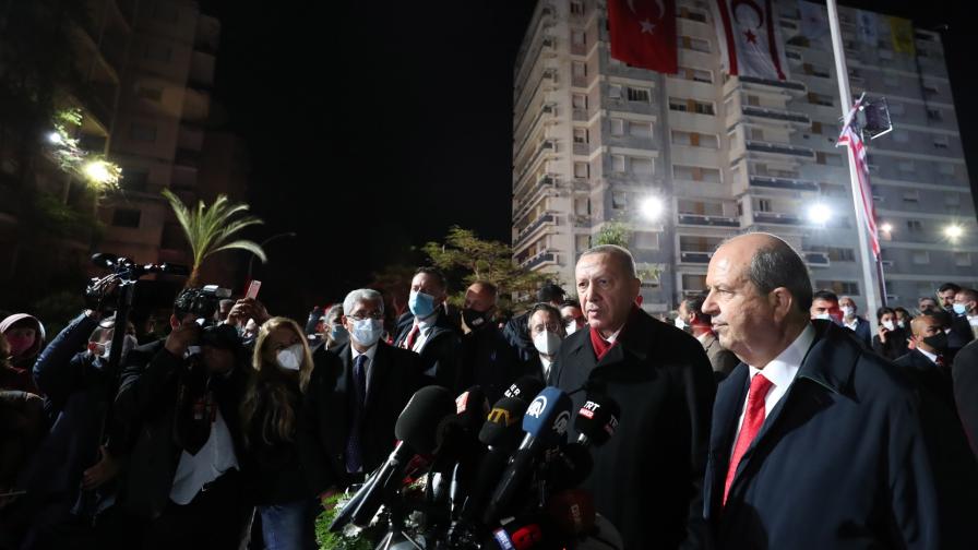 Скандал с Ердоган в Кипър, поиска две държави