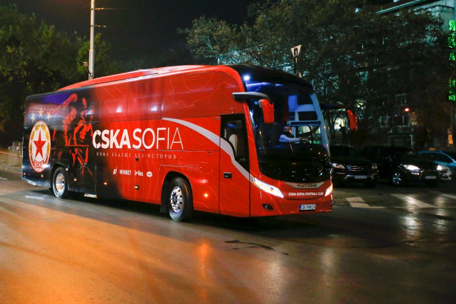 Новият автобус на ЦСКА1
