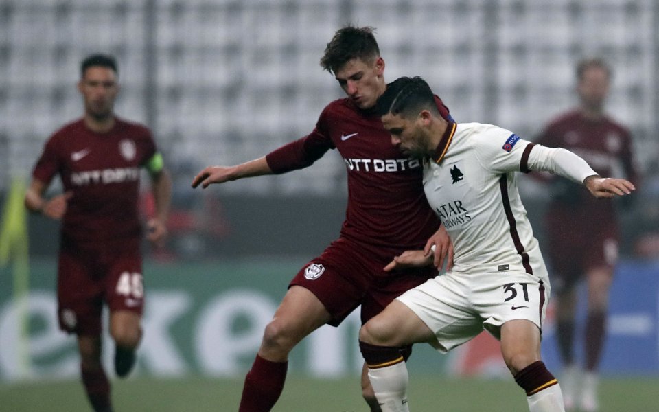 ЧФР Клуж и Рома играят при резултат 0:1 в мач