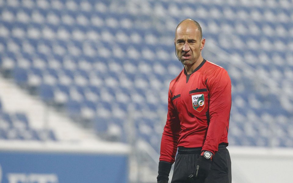 Валентин Железов ще ръководи дербито от 24-ия кръг на efbet