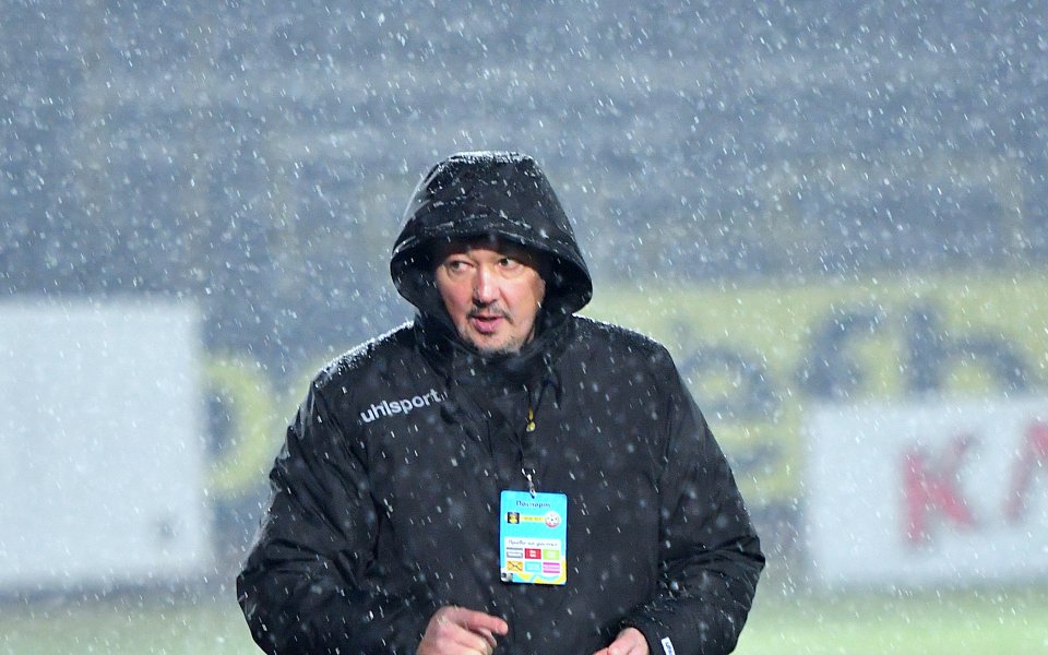 Наставникът на Царско село Любослав Пенев остана доволен, че неговите