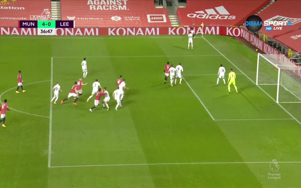 В 37-та минута разгромът стана пълен. След центриране на Антони