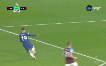 Отборът на Челси води с 3 0 в лондонското дерби с