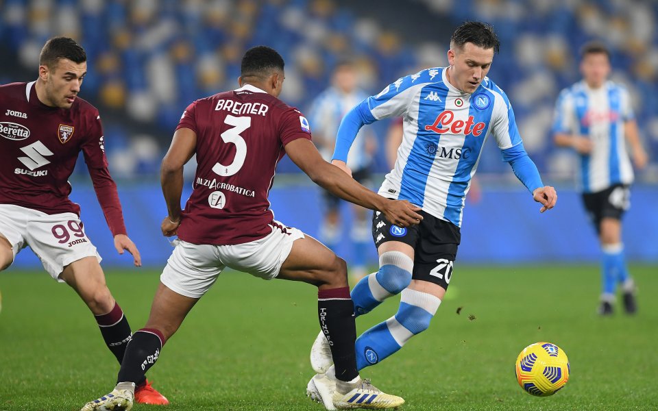 Наполи допусна нова грешна стъпка в Серия А, завършвайки при