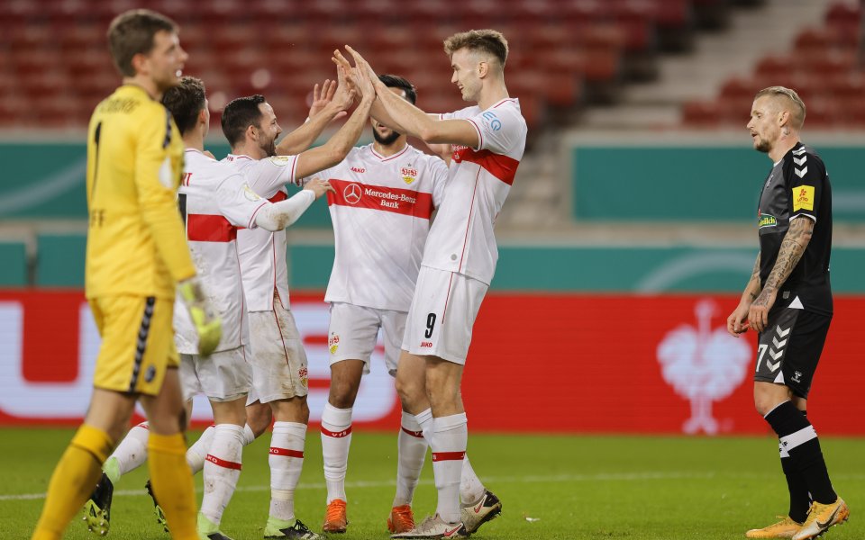 Отборът на Щутгарт надви трудно с минималното 1:0 тима на