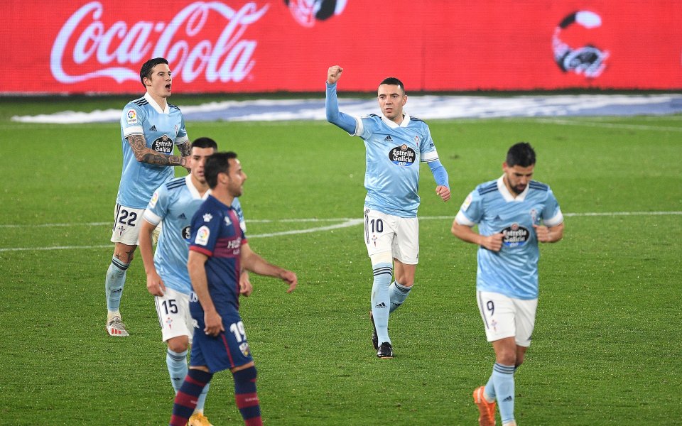 Селта победи Уеска с 2:1 в мач от 16-ия кръг