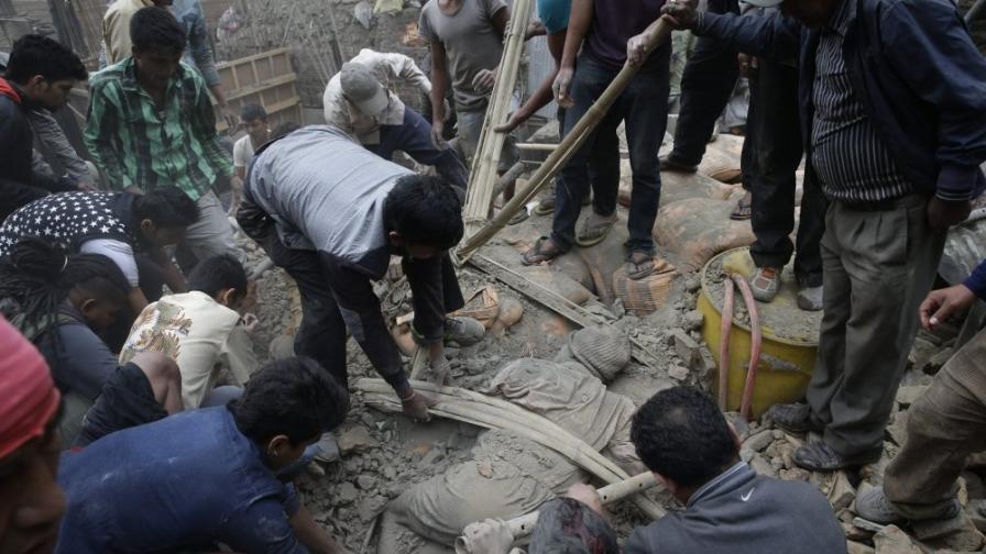 Земетресение от 5,9 по Рихтер удари Непал, отне живота на един човек