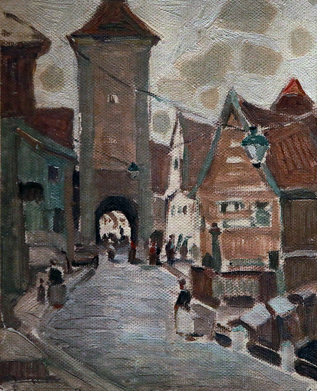 <p>Старата врата при Ротенбург, 1923</p>