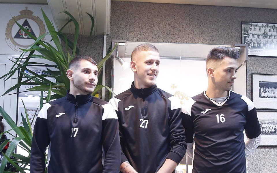 Преди първата тренировка на Славия за 2021 г. бяха представени