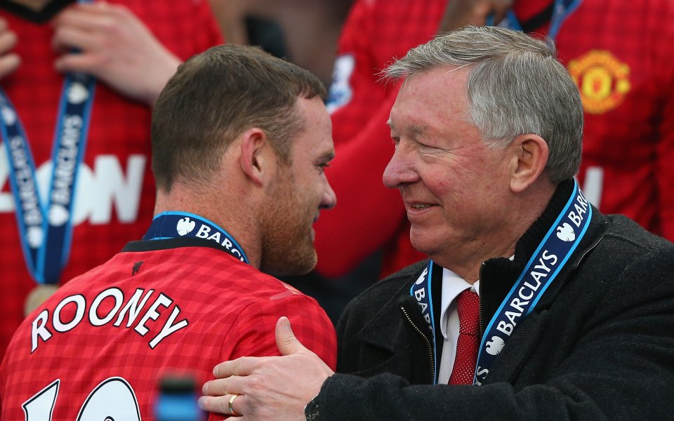 Легендата на Манчестър Юнайтед Алекс Фъргюсън пожела късмет на Уейн