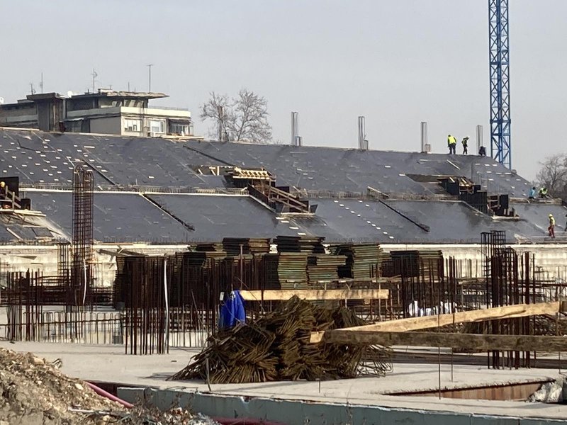Изграждане на стадион Христо Ботев1