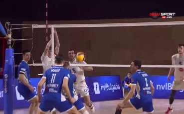 Волейболистите на Левски записаха първа победа в новата си зала