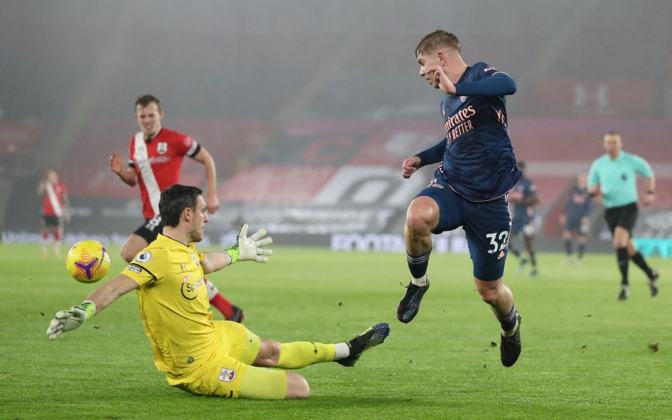 Саутхемптън приема Арсенал в мач от 20-ия кръг на Висшата
