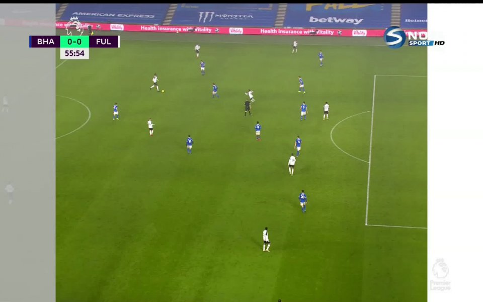 Брайтън и Фулъм завършиха 0:0 в среща от 20-ия кръг