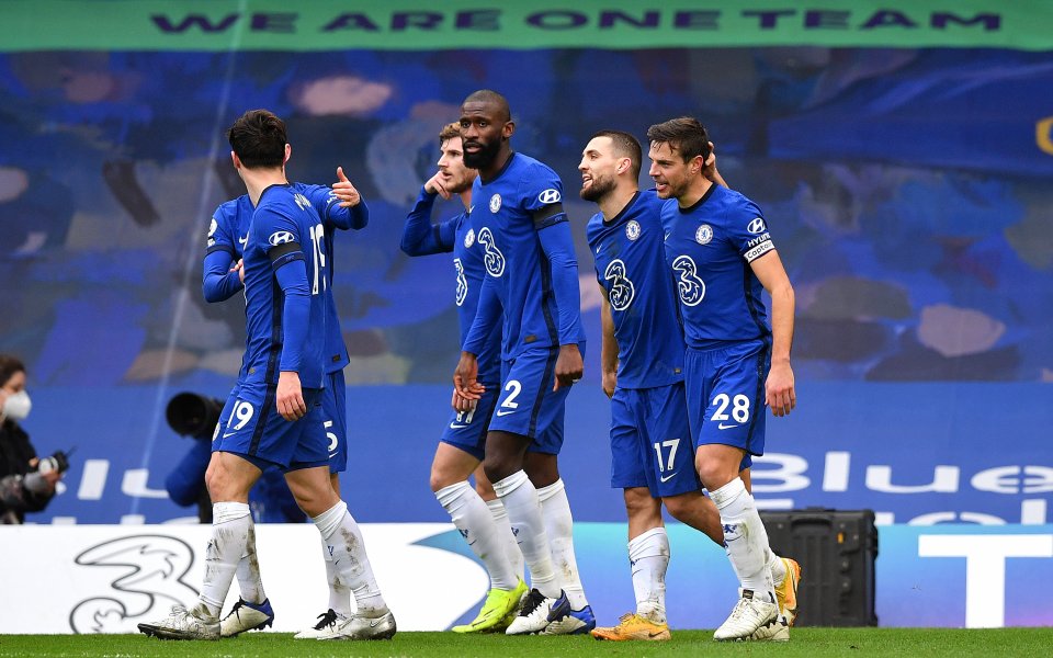 Отборът на Челси се наложи над Бърнли с 2:0 в