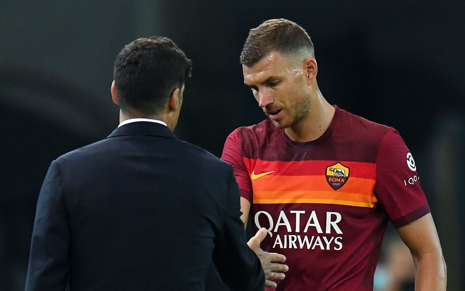 Босненската звезда на Рома Един Джеко е имал среща тази