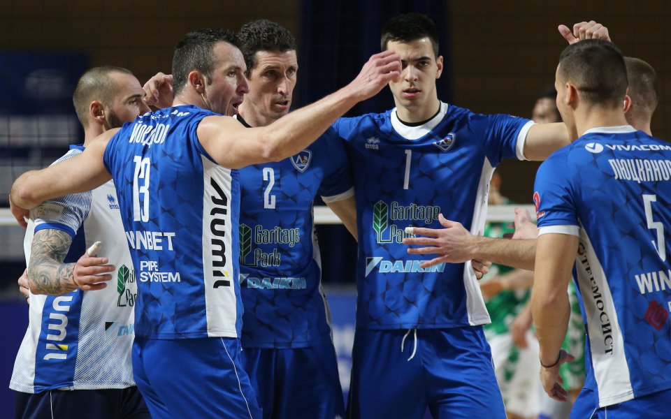 Волейболният отбор на Левски записа пета победа в първата осмица