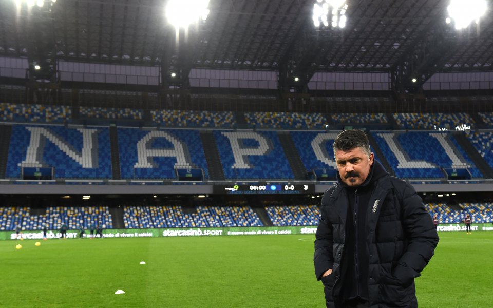 Президентът на Наполи Аурелио Де Лаурентис е поздравил Дженаро Гатузо