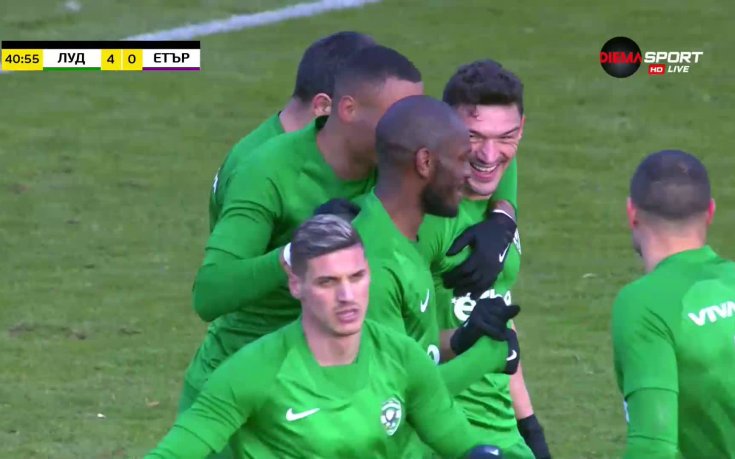 Лудогорец - Етър 6:0 /репортаж/