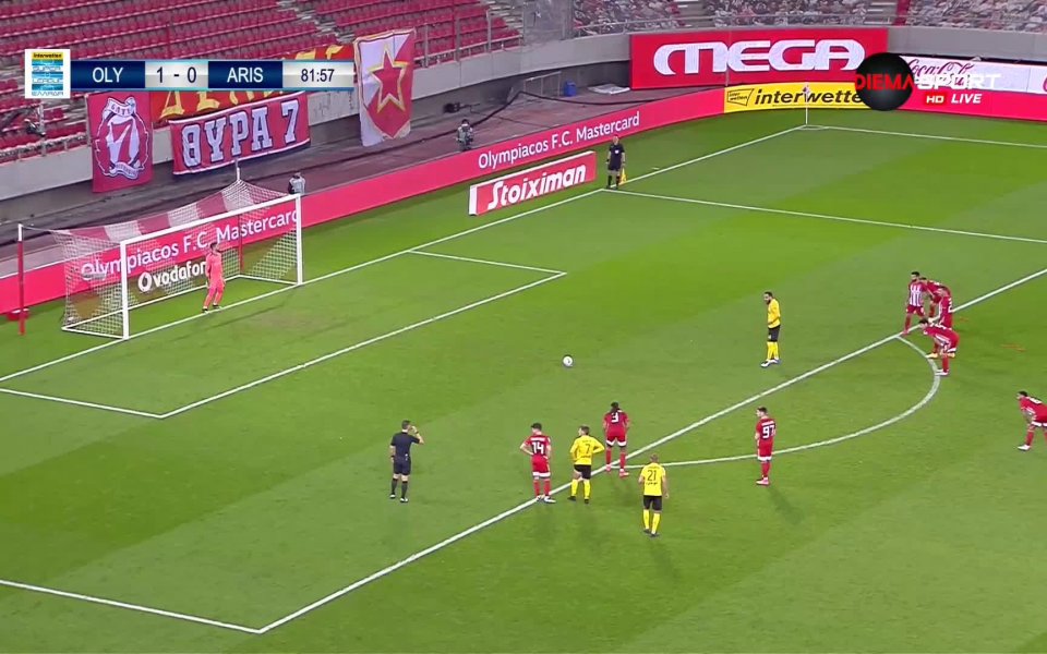 Олимпиакос - Арис 1:1 /репортаж/ function showNative(obj) { setTimeout(function ()