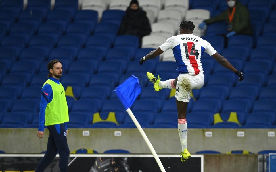 Отборът на Кристъл Палас постигна драматична победа над Брайтън в