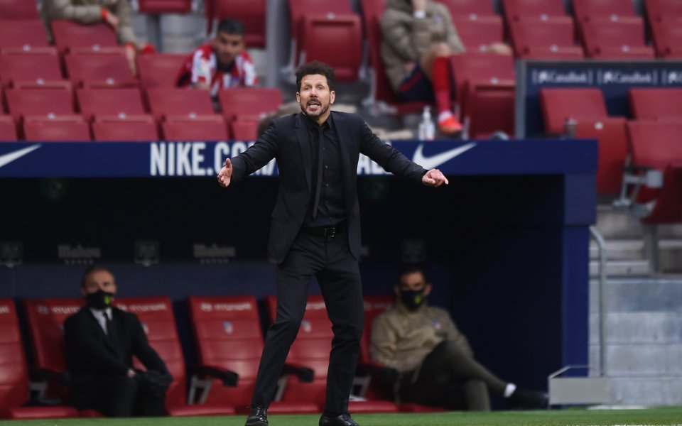 Наставникът на Атлетико Мадрид Диего Симеоне е на мнение, че