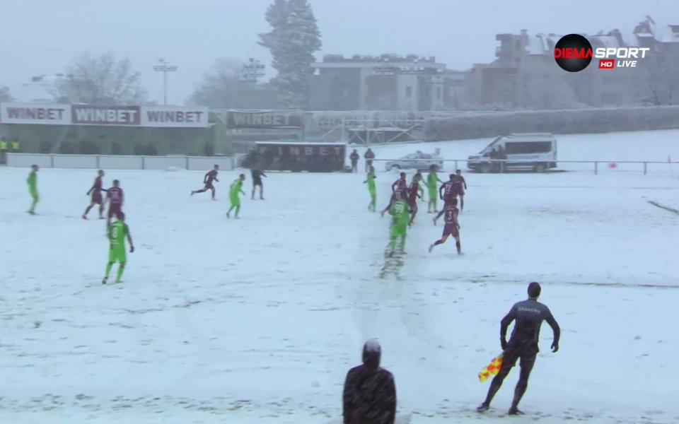 След час игра Хебър откри резултата в Драгалевци. Атанас Кабов