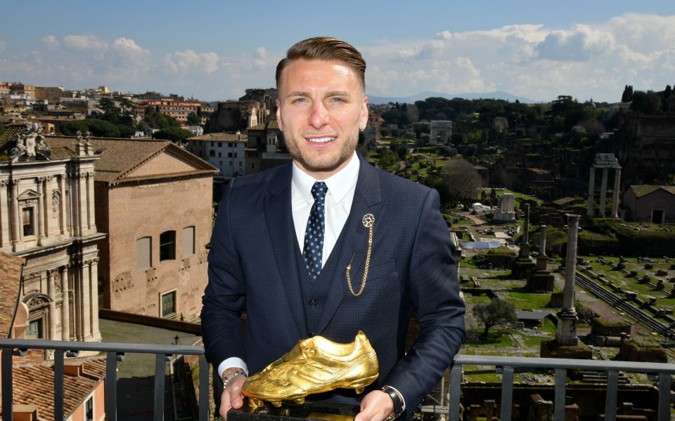 Нападателят на Лацио Чиро Имобиле спечели Златната обувка в края