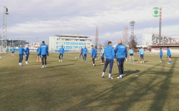 Последна тренировка за Левски преди гостуването във Враца
