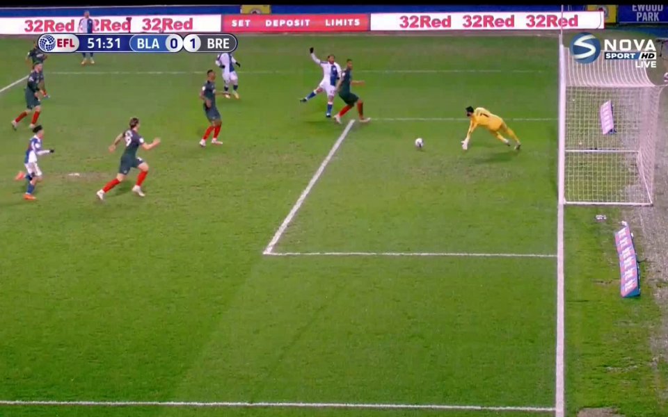Брентфорд постигна минимална победа с 1:0 над Блекбърн. Единственото попадение