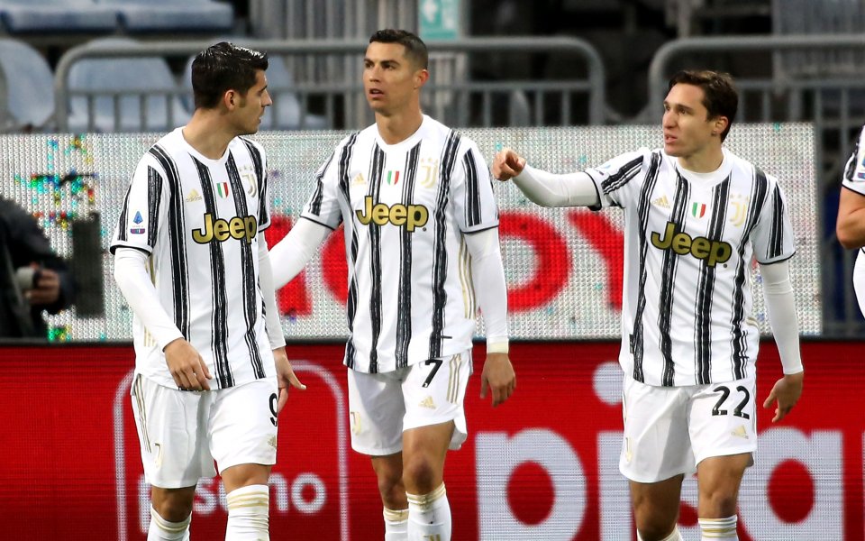 Каляри и Ювентус играят при резултат