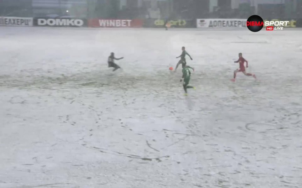 Лудогорец реализира гол срещу Царско село в 44-ата минута чрез