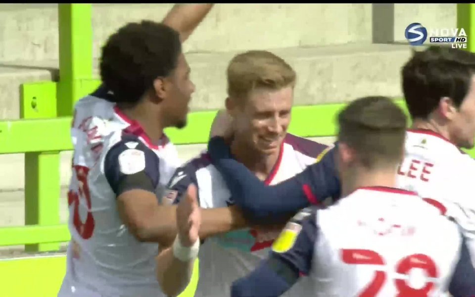 Отборът на Болтън Уондърърс надви трудно с минималното 1:0 като