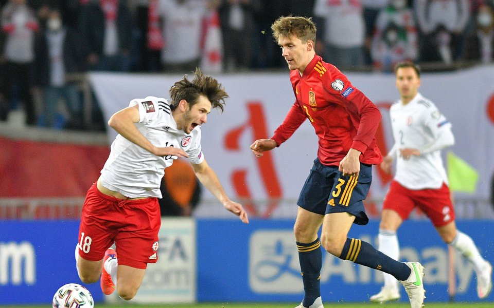 Националните отбори на Грузия и Испания играят при