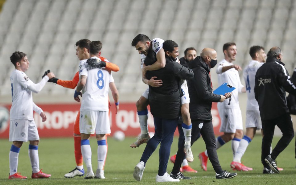 Кипър изненадващо победи Словения с 1:0 в мач от група